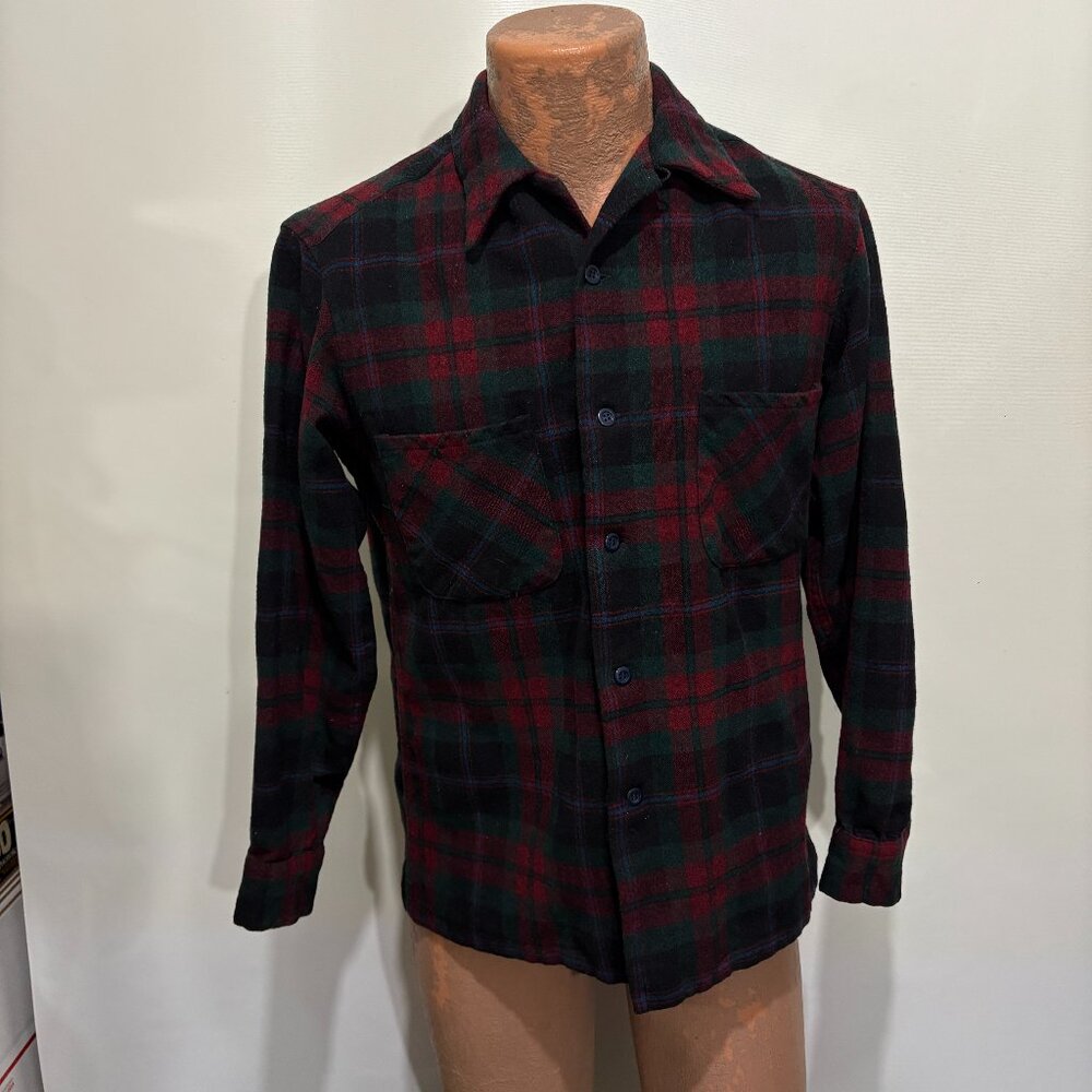 Pendleton M Tartan Plaid Shirt Made in USA